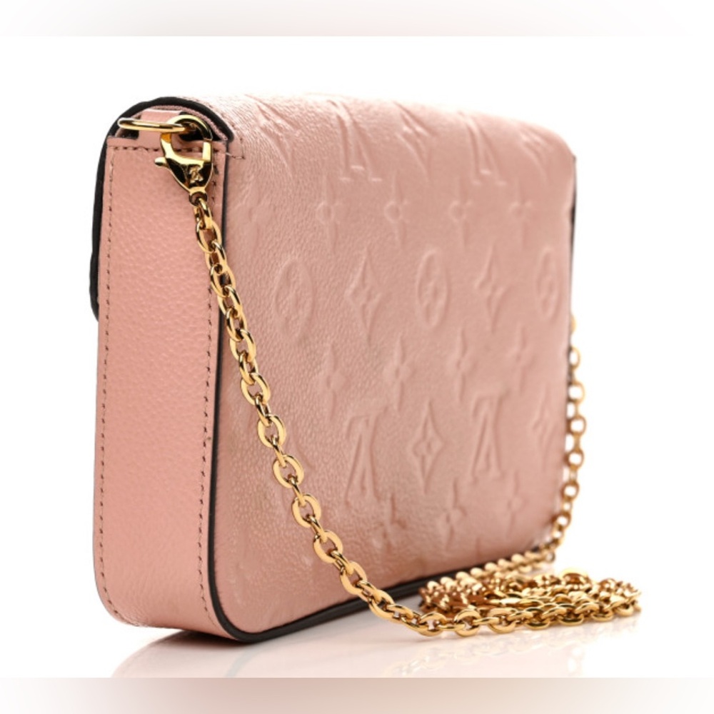 Louis Vuitton Pochette Felicie Empreinte Pink; Like new! - Picture 10 of 17